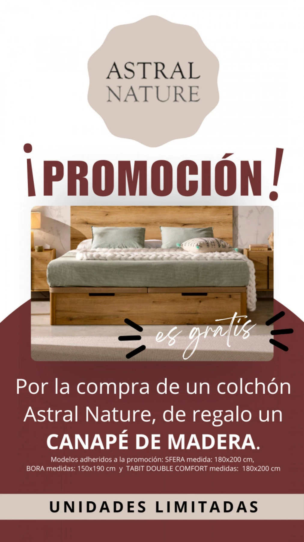 REGALO CANAPE DE MADERA