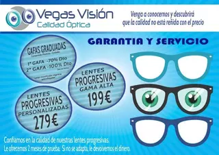 Gafa Graduada y Lentes Progresivas. 70% Dto