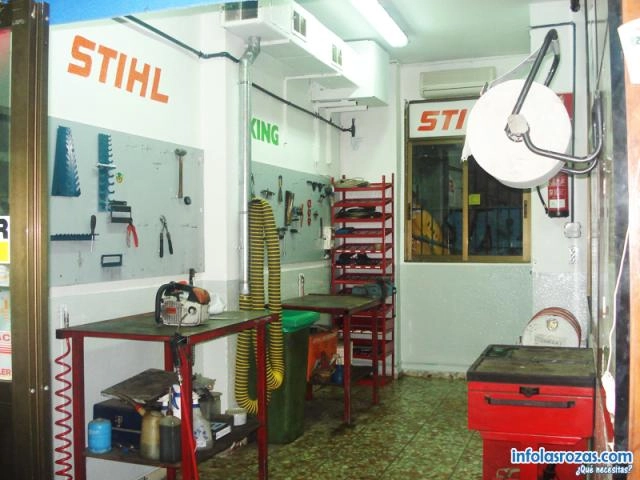 Reparación de maquinas y herramientas con taller propio