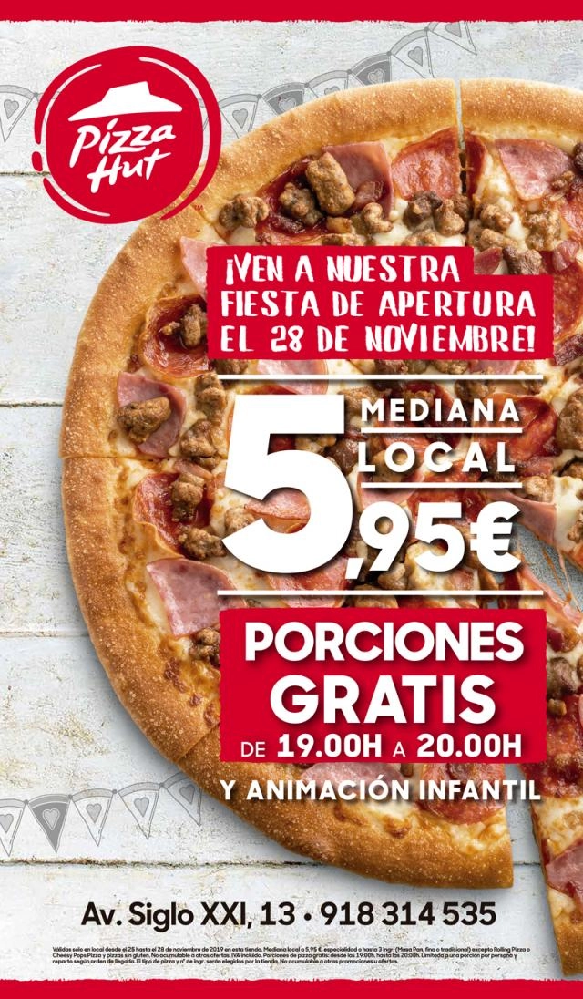 1 hora de Pizza GRATIS!!