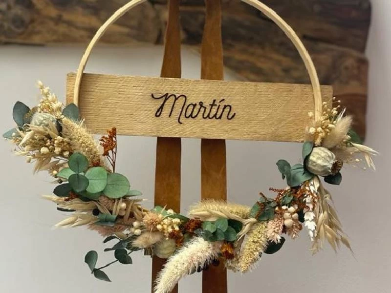 Coronas de Flores Preservadas en Villanueva de la Cañada