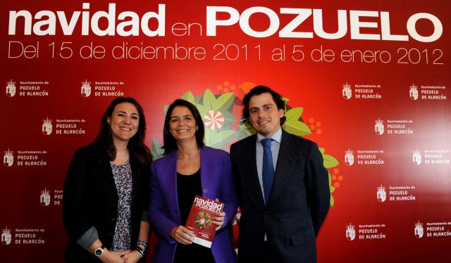 La alcaldesa presenta la programación de actividades para celebrar la Navidad en Pozuelo