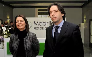 Manglano y Adrados visitan las instalaciones de la empresa pozuelera Madrileña Red de Gas