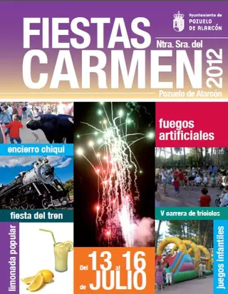 Programa de Fiestas de La Estación de Pozuelo en honor a la Virgen del Carmen