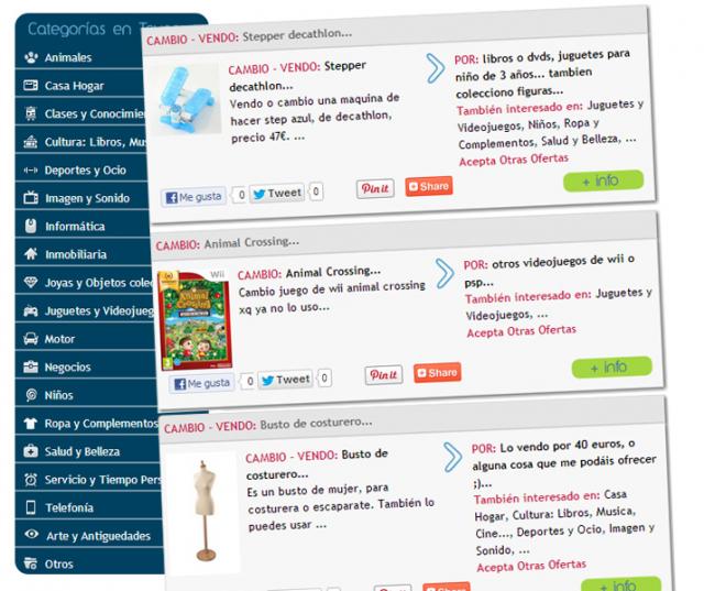 InfoPozuelo.com inaugura la sección Trueque, para fomentar el intercambio entre vecinos