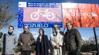 El Ayuntamiento de Pozuelo incorpora 2,5 nuevos kilómetros a la red de carril bici del municipio