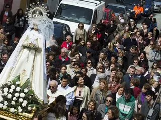 Pozuelo de Alarcón celebró su tradicional procesión del Domingo de Pascua