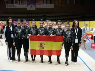 El Club de Gimnasia Rítmica de Pozuelo ha participado en el Campeonato Mundial de Gimnasia Estética celebrado en Bulgaria
