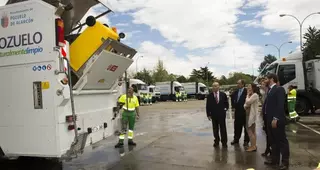 El total de la flota de vehículos para la recogida de residuos sólidos de Pozuelo de Alarcón es 100% ecológica