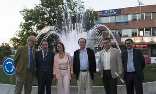 Adrados comprueba el final de las obras de la Estación y el nuevo alumbrado de la Plaza del Gobernador