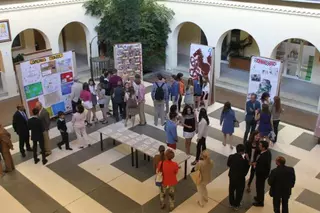 Escolares de Pozuelo, Polonia y Alemania presentan en el Consistorio un documental sobre la inmigración europea