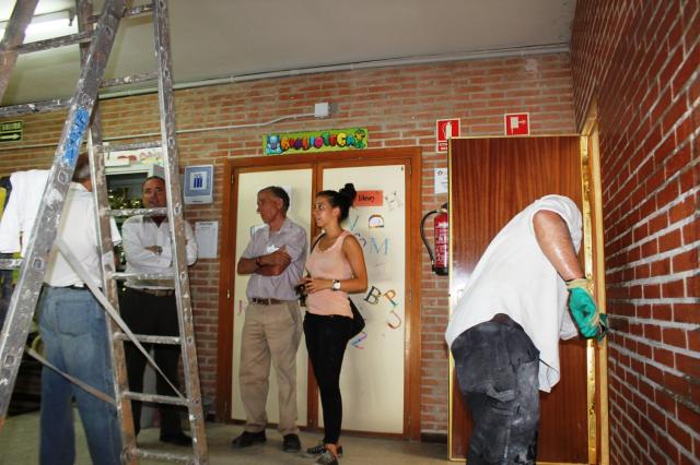 El Ayuntamiento de Pozuelo realiza obras de mejora en colegios del municipio durante los meses de verano