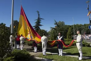 Pozuelo de Alarcón ha celebrado hoy su homenaje a la Bandera de España