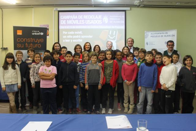 Los colegios Las Acacias e Infanta Elena de Pozuelo, ganadores en la competición escolar de recogida de móviles usados