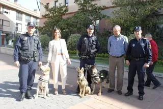 La Policía municipal de Pozuelo de Alarcón cuenta ya con una unidad canina