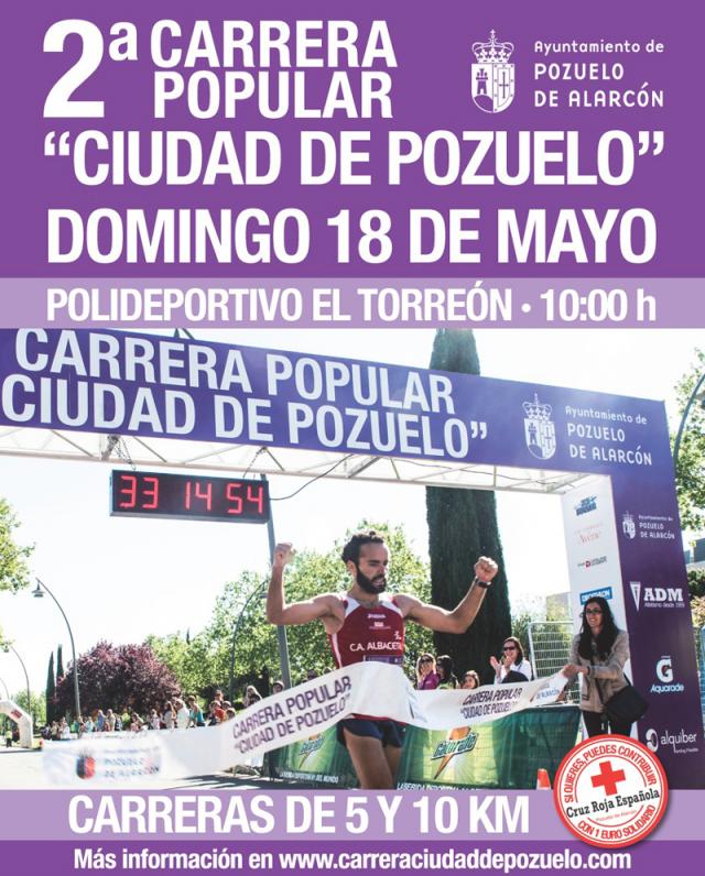 Pozuelo de Alarcón celebra este domingo la segunda edición de la Carrera Popular “Ciudad de Pozuelo”