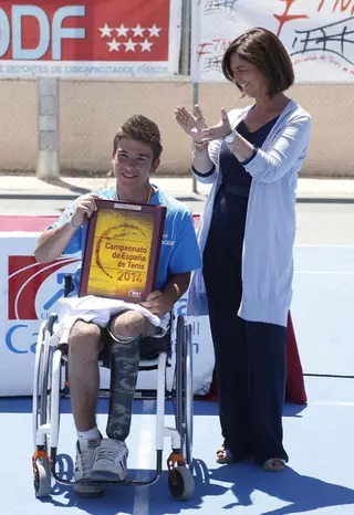 El Valle de las Cañas de Pozuelo ha acogido la celebración del Campeonato de España de Tenis en Silla