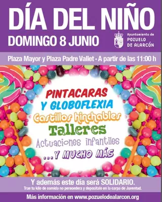 Pozuelo de Alarcón celebra este domingo el Día del Niño con más de un centenar de actividades