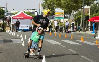 Gran acogida de la jornada de longboard celebrada hoy en Pozuelo de Alarcón