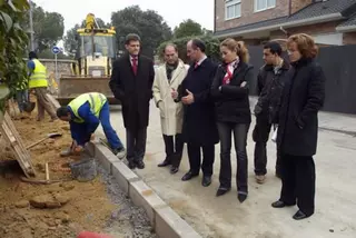 Avanzadas las obras de pavimentación y servicios de la Colonia Los Ángeles