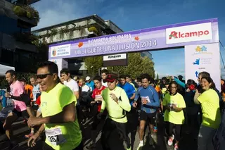 Cerca de 1.500 personas participaron ayer en la II Carrera “Un juguete, una ilusión” celebrada en Pozuelo