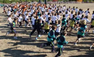 Más de 1.600 escolares han participado hoy en el “Cross del Maestro” celebrado en el Parque Forestal “Adolfo Suárez”