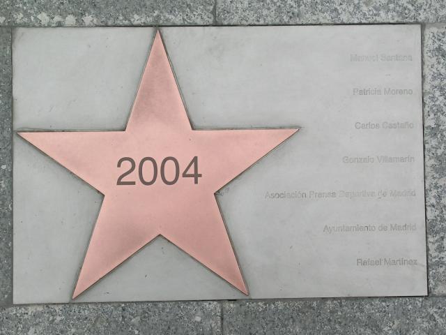 El deporte de Pozuelo cuenta con dos menciones en la recién inaugurada Plaza de las Estrellas
