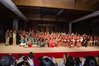 La Gimnasia Artística de Pozuelo celebra su Gala de Navidad en el Polideportivo El Pradillo