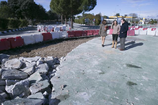 El Ayuntamiento de Pozuelo mejora la circulación en el entorno de Monteclaro