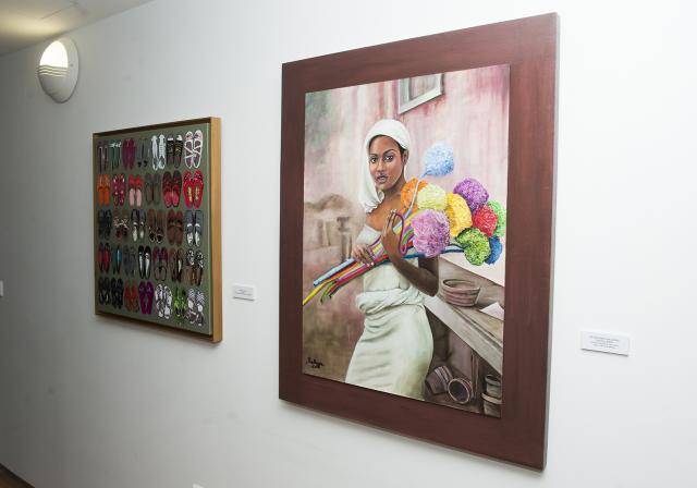 Pintoras de Pozuelo exponen sus trabajos en el Centro Cultural Padre Vallet con motivo del Día de la Mujer