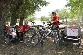 El Ayuntamiento ofrece itinerarios en bicicleta eléctrica por el Parque Forestal Adolfo Suárez