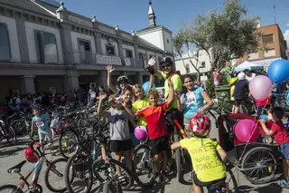 Más de 1.300 pozueleros disfrutaron ayer de la tradicional “Fiesta de la Bici”