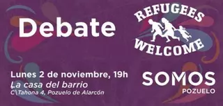 Somos Pozuelo convoca un debate sobre la crisis de refugiados
