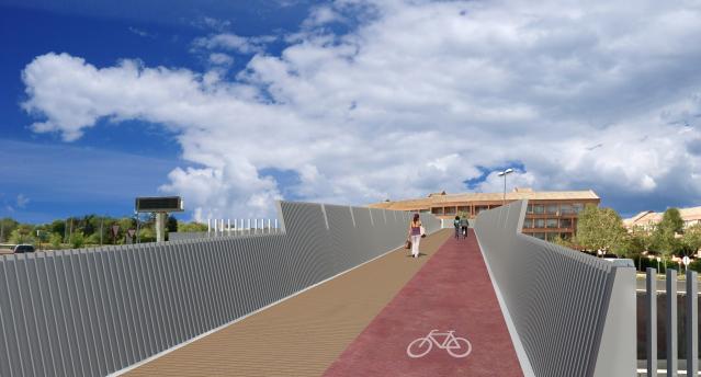 El Ayuntamiento construirá una nueva pasarela sobre la M-503 que mejorará la movilidad entre el casco urbano y las urbanizaciones