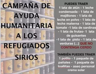 El PSOE de Pozuelo se suma a la iniciativa solidaria de SOS Refugiados Pozuelo
