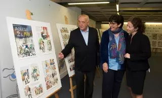 La Biblioteca Miguel de Cervantes expone un cómic sobre el 2 de mayo del ilustrador Martín Salvador