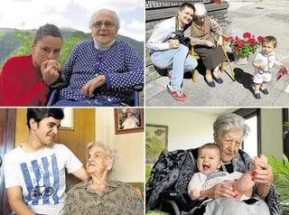 Se buscan centenarios madrileños para participar, con sus nietos, en un ensayo fotográfico