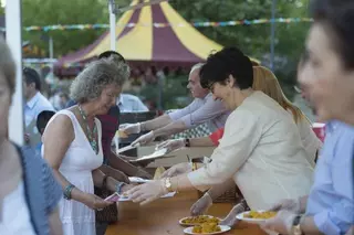 Las fiestas del barrio de la Estación de Pozuelo continúan hoy con ofrenda floral y la actuación de OBK