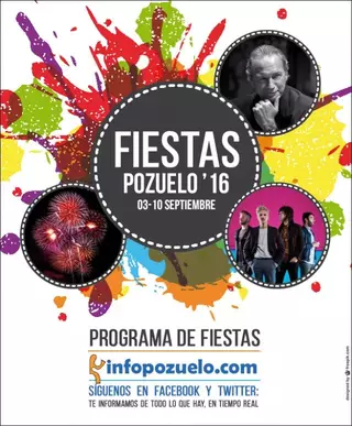 PROGRAMA DE FIESTAS POZUELO DE ALARCÓN 2016: Del 3 al 10 de Septiembre