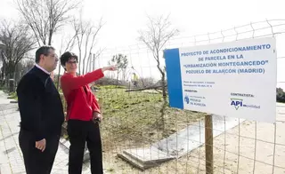 Los vecinos de la Urbanización de Montegancedo podrán disfrutar de una nueva zona de esparcimiento
