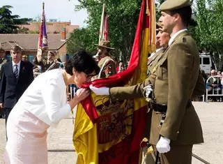 Cerca de 400 españoles juraron la Bandera de España en un solemne acto celebrado en Pozuelo de Alarcón