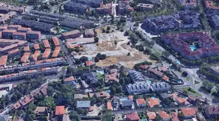 Una nueva zona verde y área residencial de 230 viviendas transformarán el solar de las antiguas cocheras de Llorente en Pozuelo