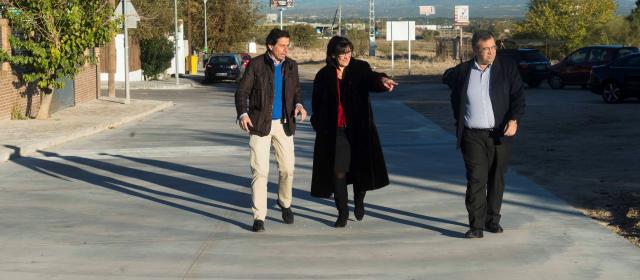 Finalizadas las obras de mejora en la Vereda de la Cañada de la Carrera en la urbanización La Cabaña