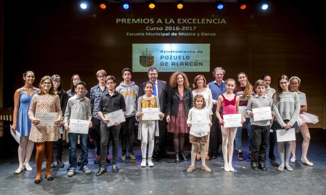 El Ayuntamiento de Pozuelo entrega los Premios a la Excelencia de la Escuela Municipal de Música y Danza