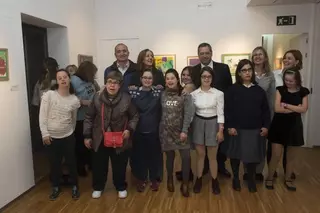 El Centro Cultural Padre Vallet acoge la muestra “Pinceles para la Inclusión” de los alumnos de pintura del Espacio para el Ocio Pozuelo