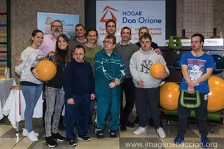 El "Hogar Don Orione" de Pozuelo recibe una donación de 10.000€ en material de entrenamiento funcional
