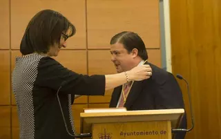 Manuel Allende toma posesión de su cargo como concejal en el Ayuntamiento de Pozuelo de Alarcón