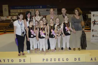 Pozuelo obtiene el tercer puesto en el Campeonato Nacional de Gimnasia Rítmica para discapacitados intelectuales celebrado en nuestra localidad