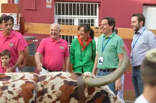 Los primeros encierros centraron la programación festiva del lunes en Pozuelo