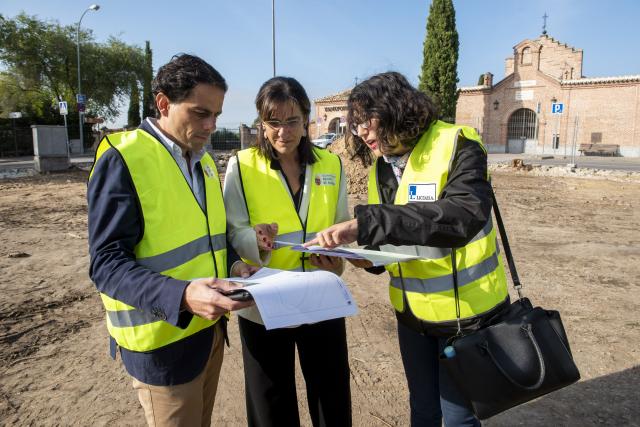 Comienzan las obras de la rotonda del cementerio de Pozuelo